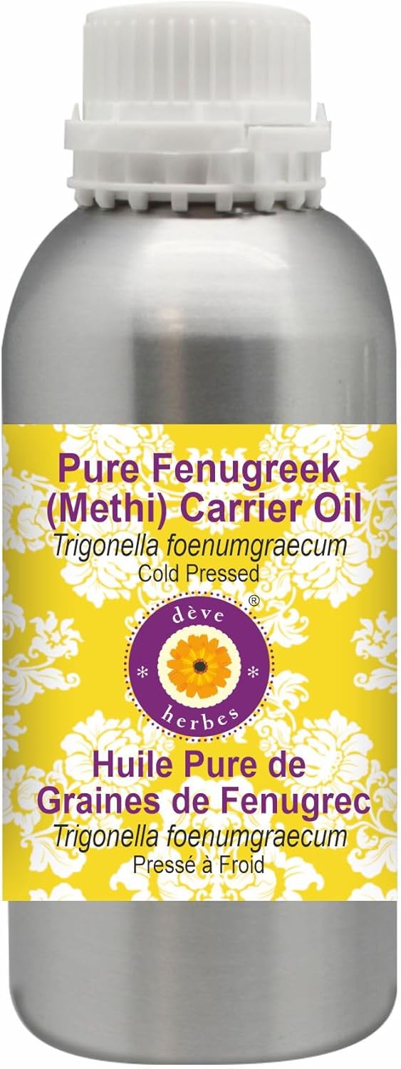 Fenugreek Oil for Hair and Skin - Pure Cold Pressed Carrier Oil