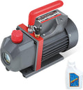 4 CFM Vacuum Pump 1/3 HP Single Stage Rotary Vane - Fast Evacuation