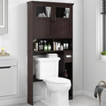 Vabches Over The Toilet Storage Cabinet with Double Doors