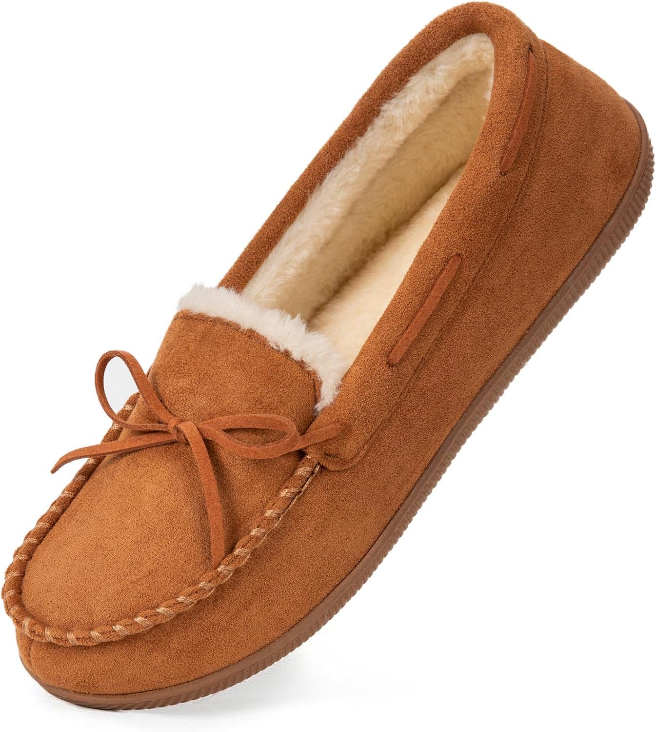 HomeTop Women's Moccasins House Slippers for Cozy Comfort