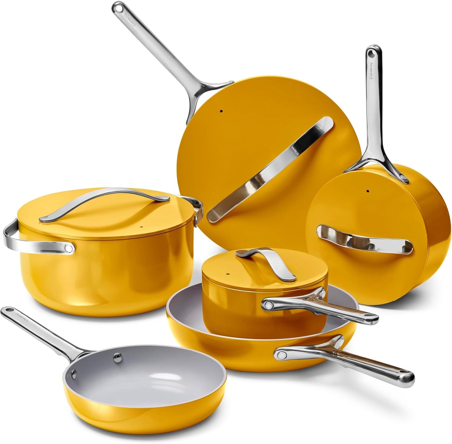 Caraway Deluxe Nonstick Ceramic Cookware Set for Stylish Cooking