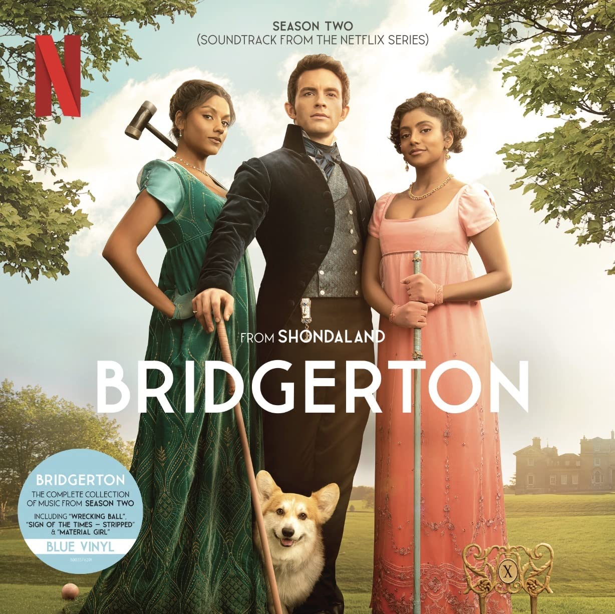 Bridgerton Season Two Soundtrack on Blue 2 LP - A Musical Delight