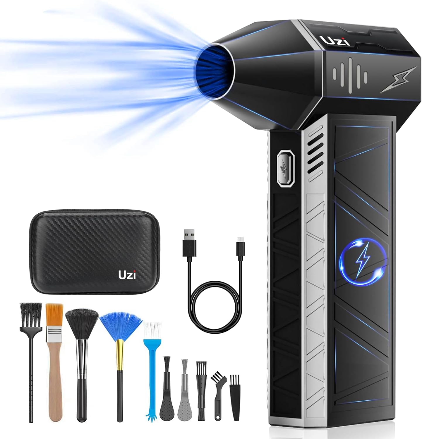 UZI Compressed Air Duster: Powerful 150000RPM Jet Blower
