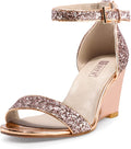 Women's Classic 3 in Wedge Heels Sandals - Comfortable Evening Shoe