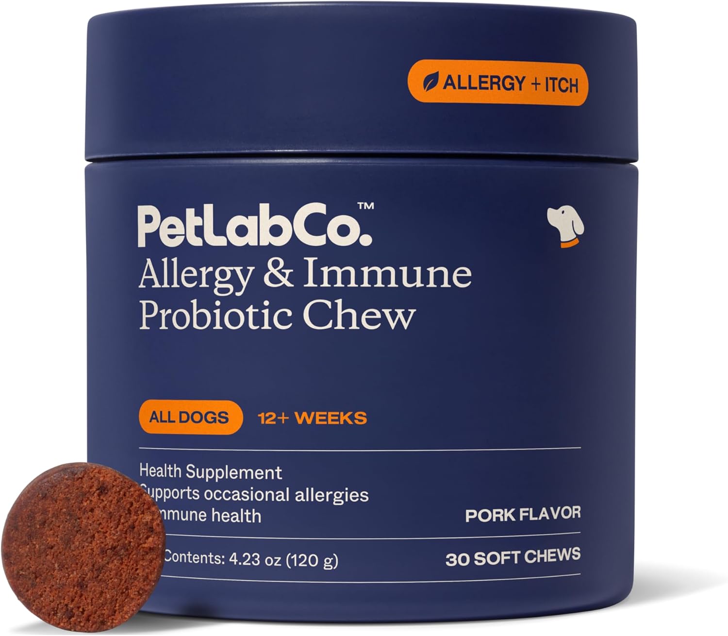 PetLab Co. Allergy & Immune Probiotics for Dogs - 30 Soft Chews