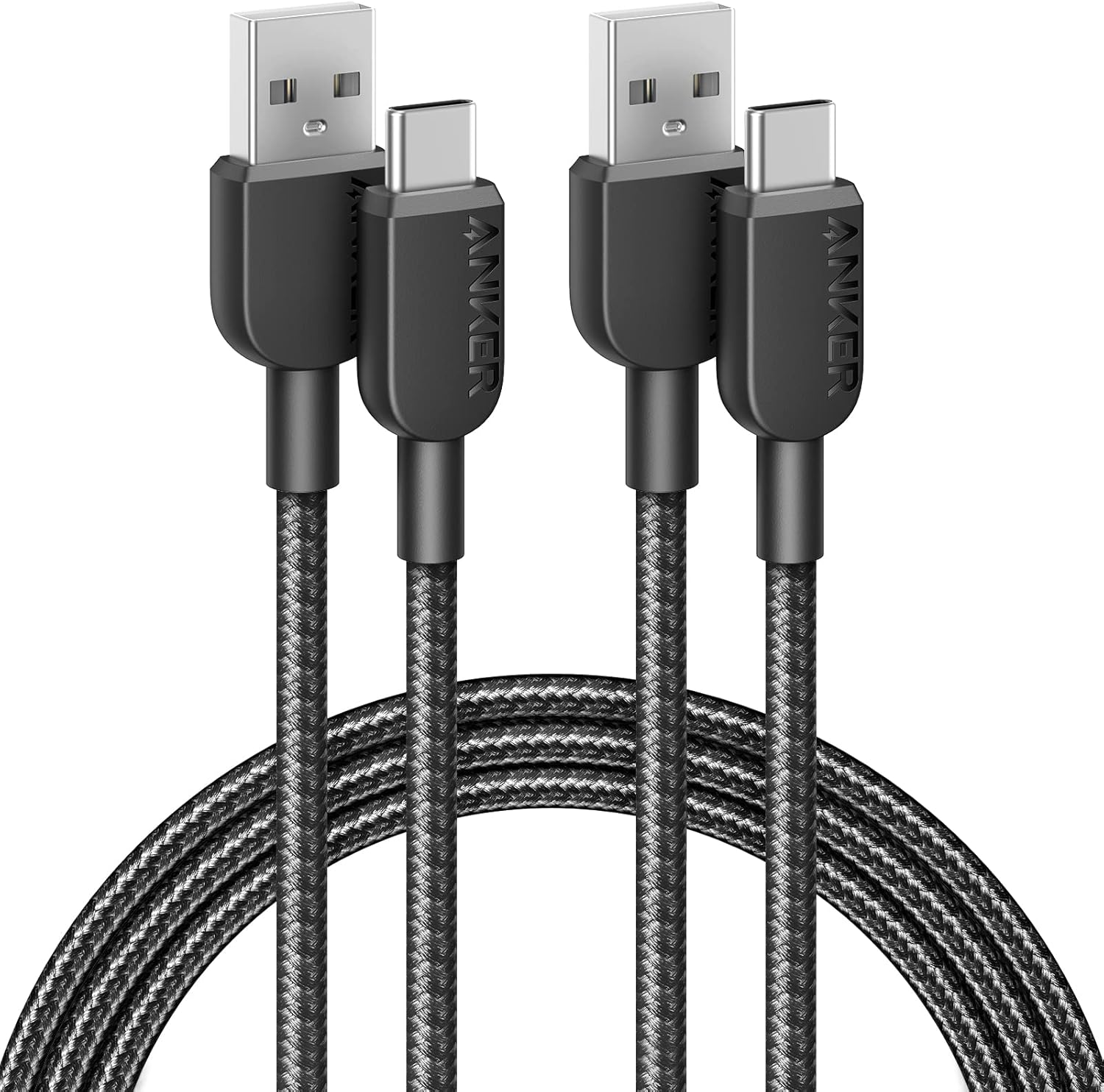 Fast Charging 6FT USB C Cable Duo Pack