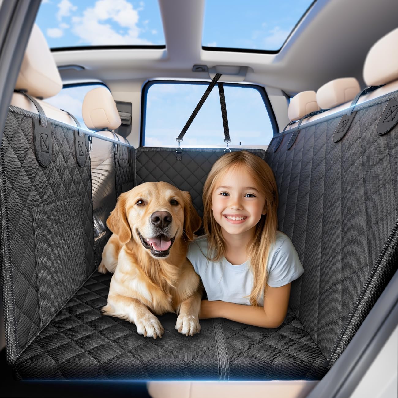 Upgrade Waterproof Dog Car Seat Cover w/ Anti-Scratch Protection - Wigoo