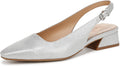 Naturalizer Ginger Snip Toe Slingbacks Pump - Comfortable Low Heel 1