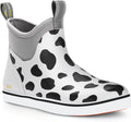 Kalkal Women's Deck Boots Waterproof Ankle Rain Boots - High Traction