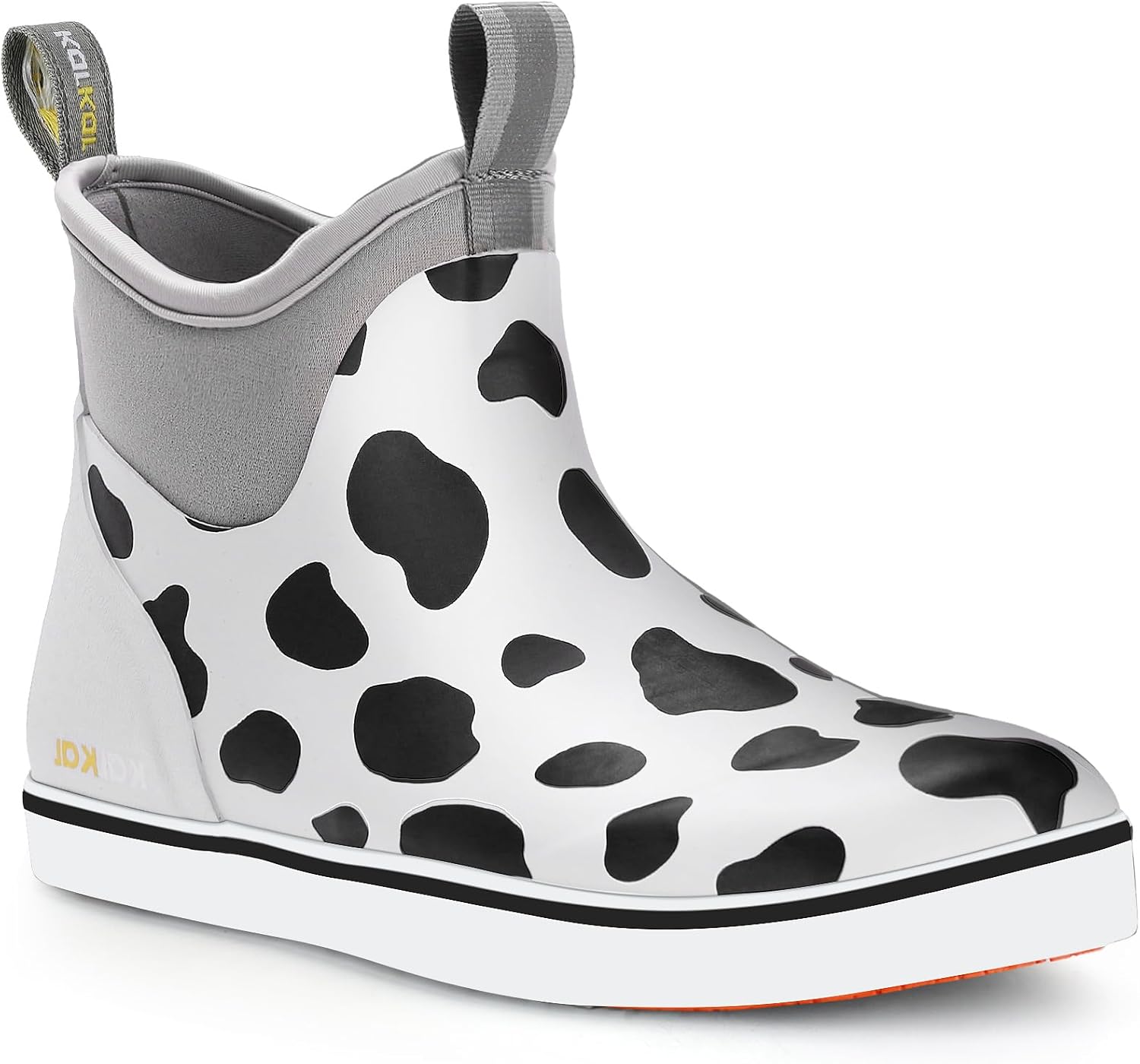 Kalkal Women's Waterproof Ankle Rain Boots for Fishing & More