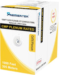 1000Ft Cat6 CMP Plenum 23AWG CCA UTP Network Cable - Safe for Plenum