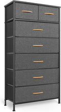 Tall Dresser for Bedroom - Vertical 7-Drawer Storage Tower