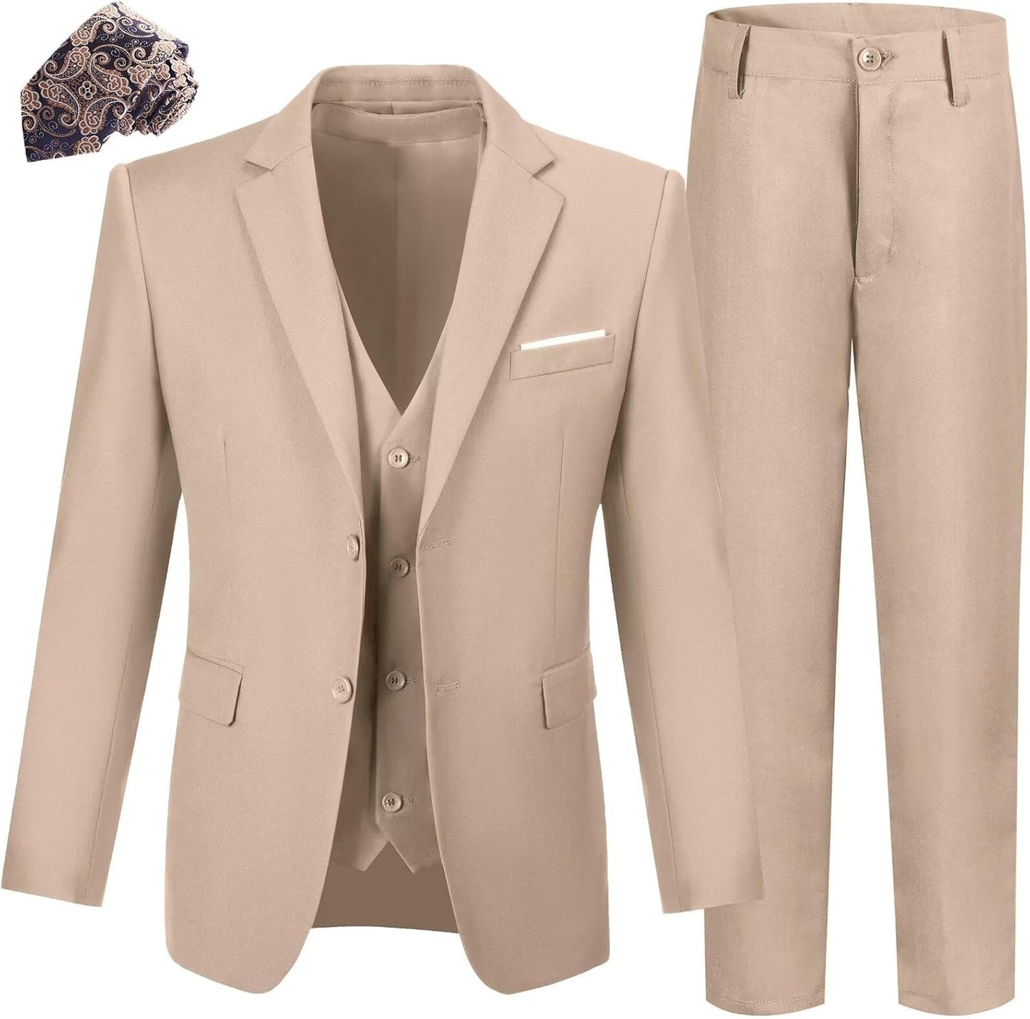 Boys' Suit Kids Formal Tuxedo Suits for Weddings and Events