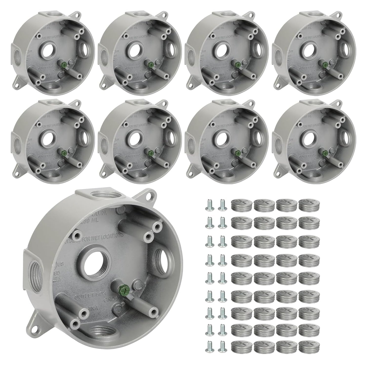 Round Outdoor Electrical Box for Safe and Reliable Installations