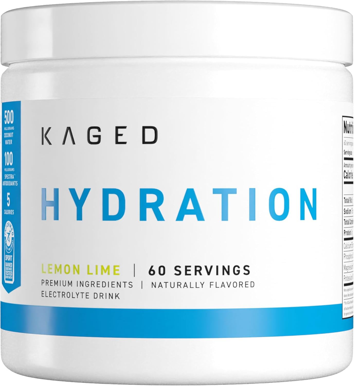 Kaged Hydration Drink Mix - Sugar Free Electrolyte Powder