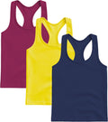 Kurve Premium Girls Seamless Supersoft Wide Strap Racerback Tank Camis