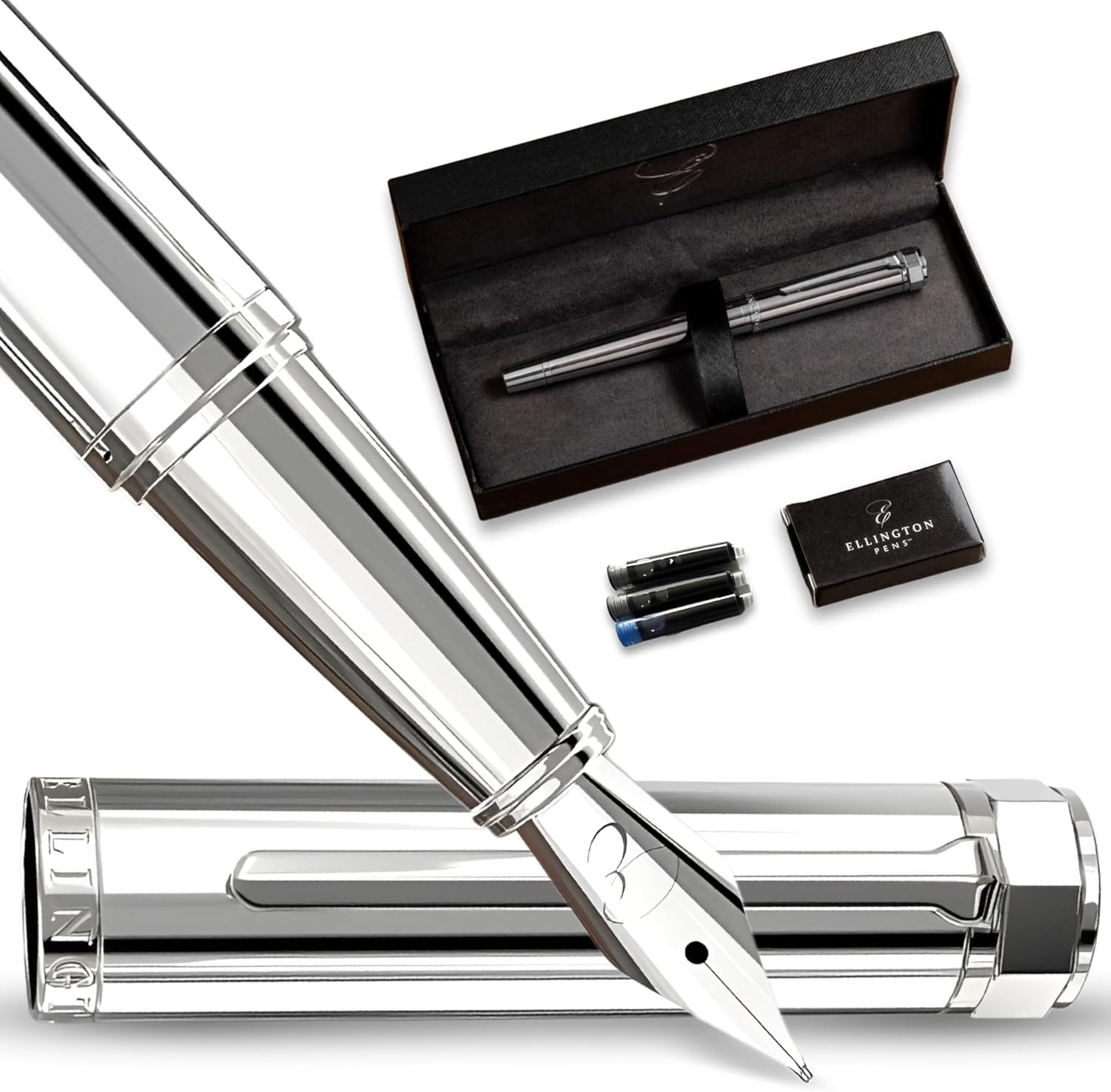 Luxury Fountain Pen Set for Writing - Smooth Fine Nib Experience