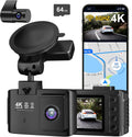 Dash Cam Front and Rear 4K+2.5K Dual Channel - Clear Day/Night