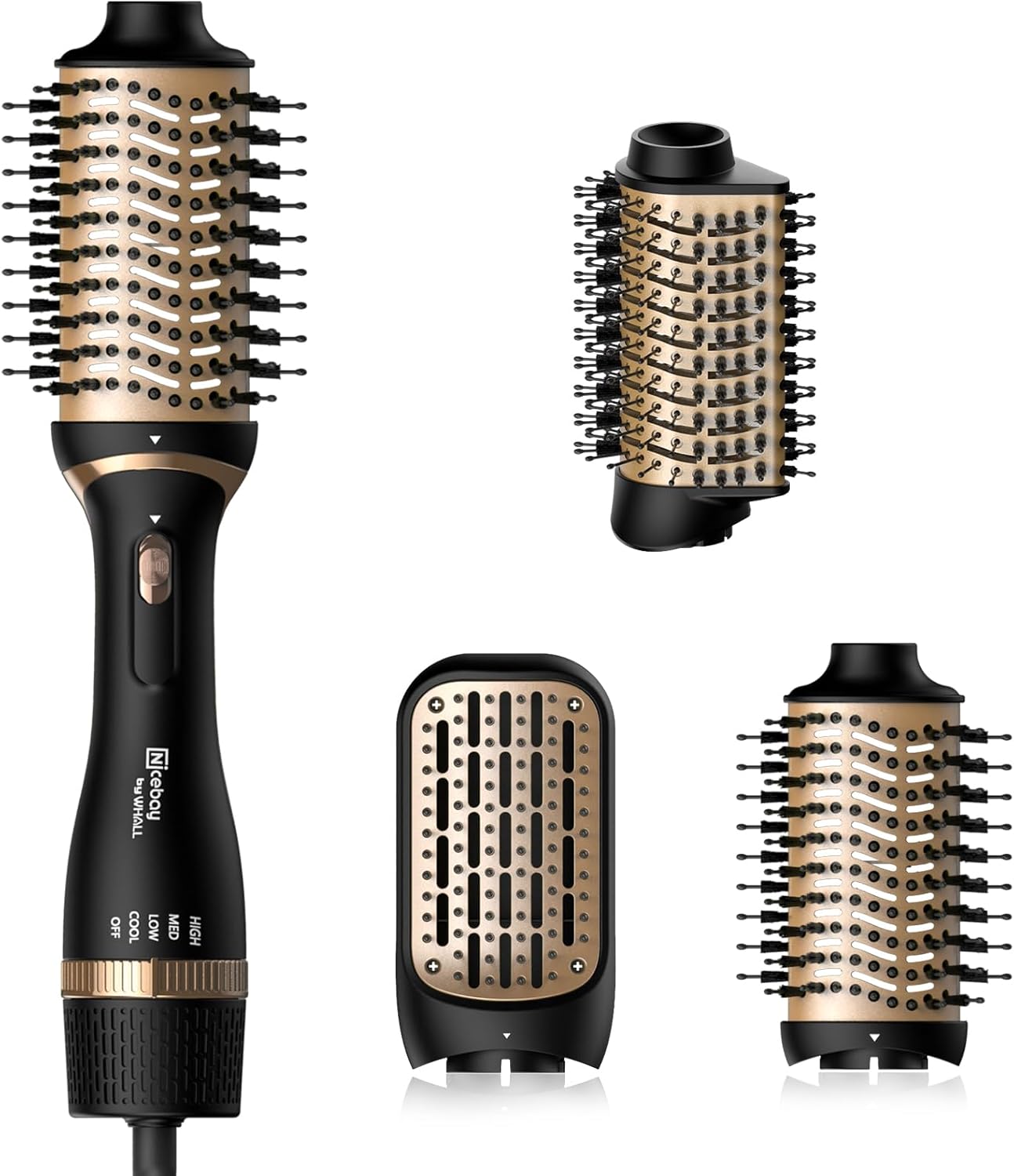 3-in-1 Nicebay Blowout Brush - Volumize, Straighten, Curl