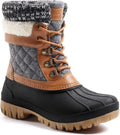 ALEADER Womens Winter Snow Boots | Waterproof Duck Boots - Warm