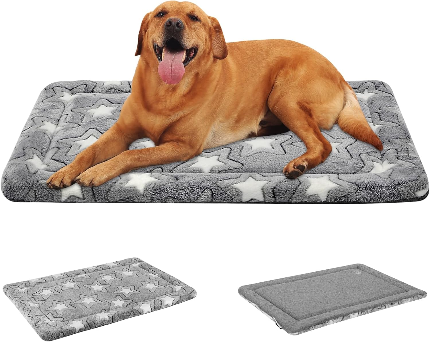 EMPSIGN Dog Crate Pad - Cozy Reversible Kennel Mat for Pets