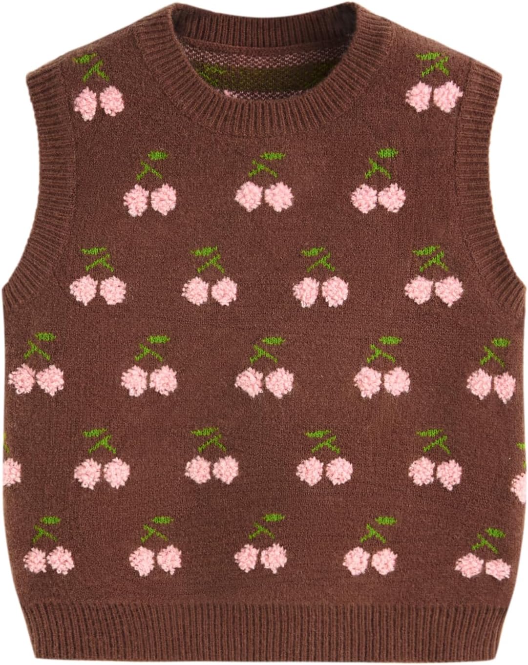CIDER Sweater Vest Women Sleeveless Cropped Trendy Outfit