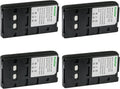 Kastar NP-55H 6.0V 2650mAh Ni-MH 4-Pack Replacement Batteries - Long