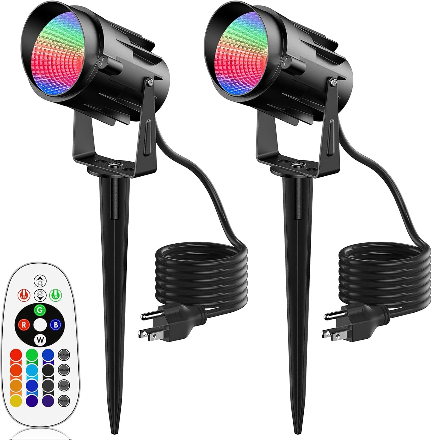 Halloween Outdoor Spot Lights RGB Spotlight for Garden Pathway