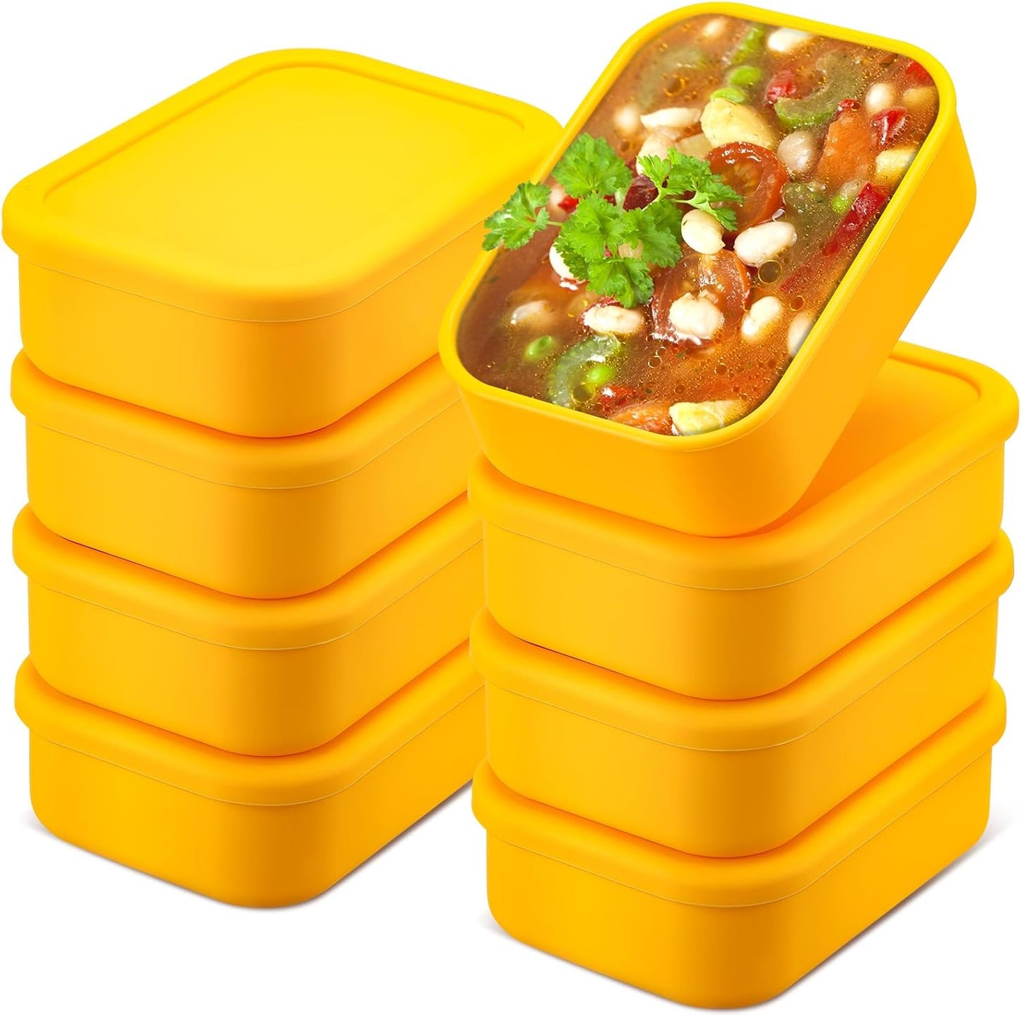 Nuogo Silicone Freezer Trays for Soups and Sauces - 8 Pcs