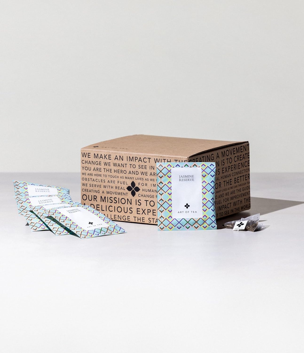 Organic Jasmine Reserve Tea - 50 Eco Friendly Pyramid Sachets