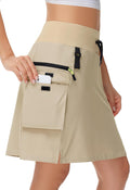 14 in 20 in Women's Hiking Cargo Skorts Skirts with Zipper Pockets air