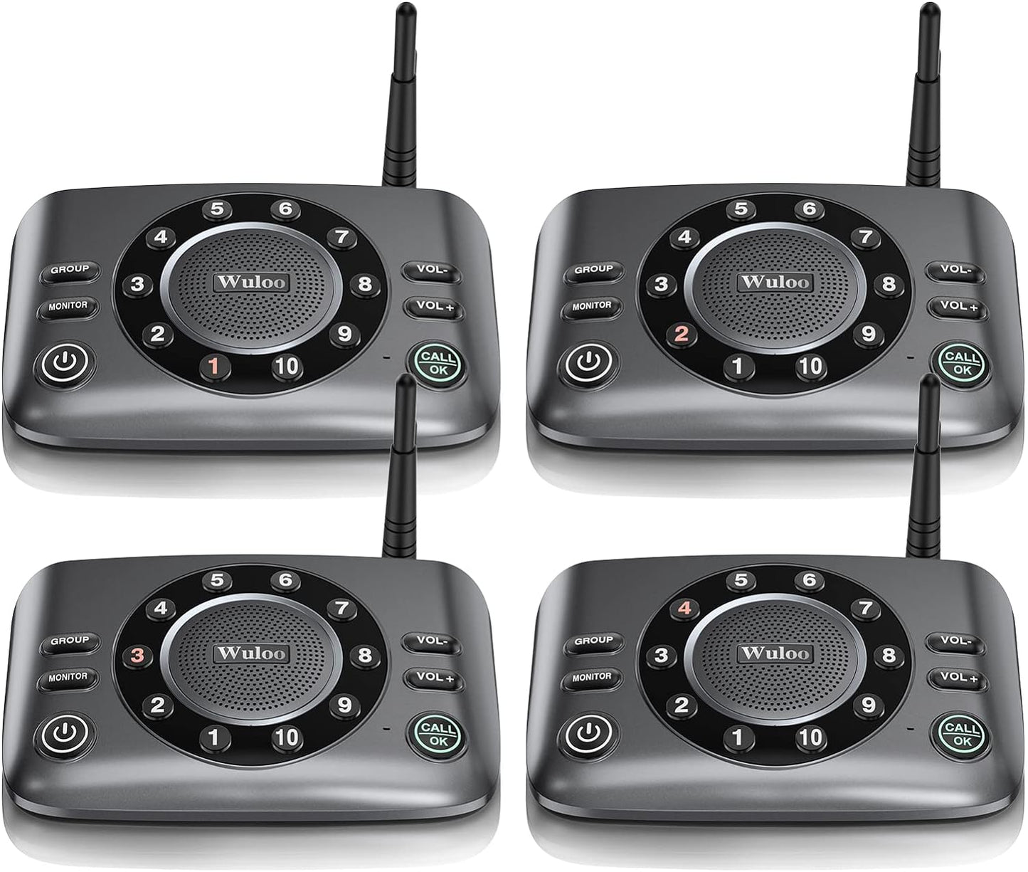 Wuloo Hands-Free Intercoms Wireless for Home Business Use