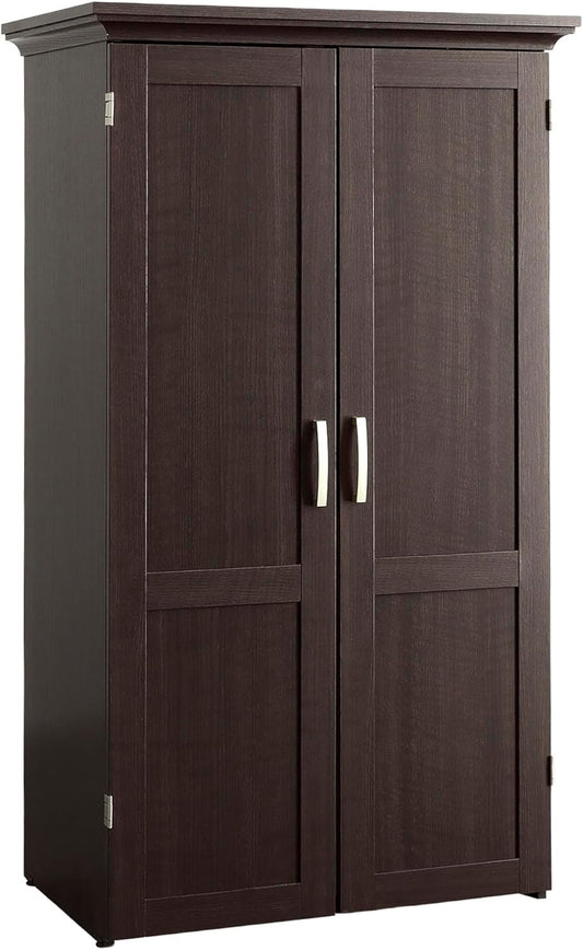 Craft & Sewing Armoire with Drop Leaf Worktable in Dakota Oak