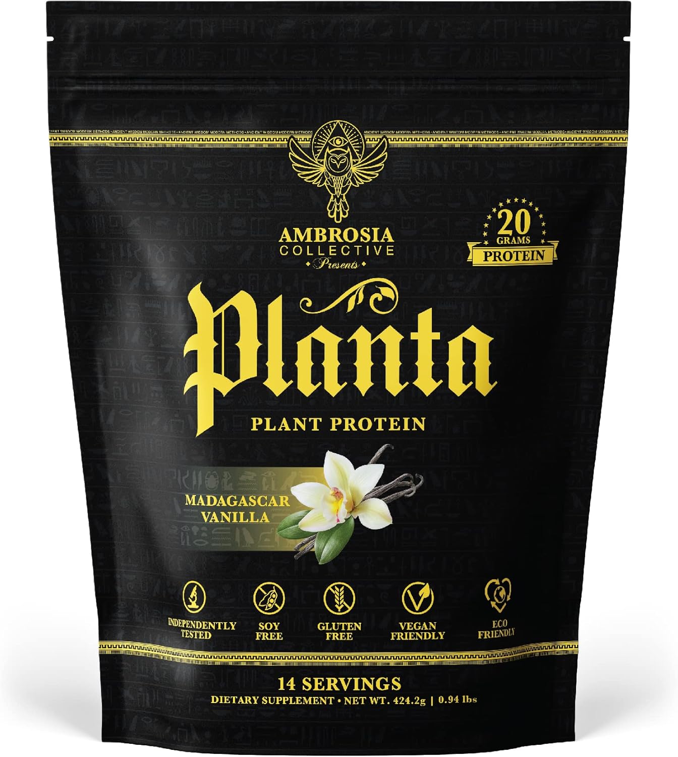 Ambrosia Planta Premium Plant-Based Protein for Vegan Diets