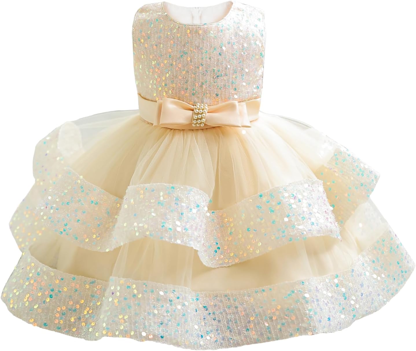 Miipat Baby Girl Pageant Dress for Weddings and Parties