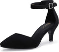 IN3 D'Orsay Kitten Heels for Women - Dressy Pointed Pumps