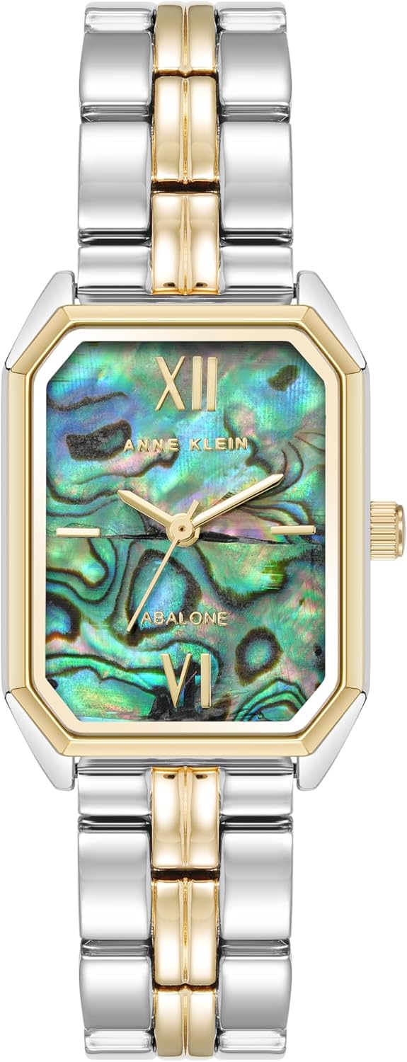 Anne Klein Women's Bracelet Watch with Abalone Dial and Gold-Tone