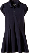 Nautica Girls' School Uniform Short Sleeve Polo Dress for Comfort
