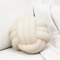 Petrella Knot Pillow Ball Round Throw Pillow 13in - Soft Decorative