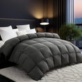L LOVSOUL 75% Goose Down Fiber Comforter King Size - Hotel Style