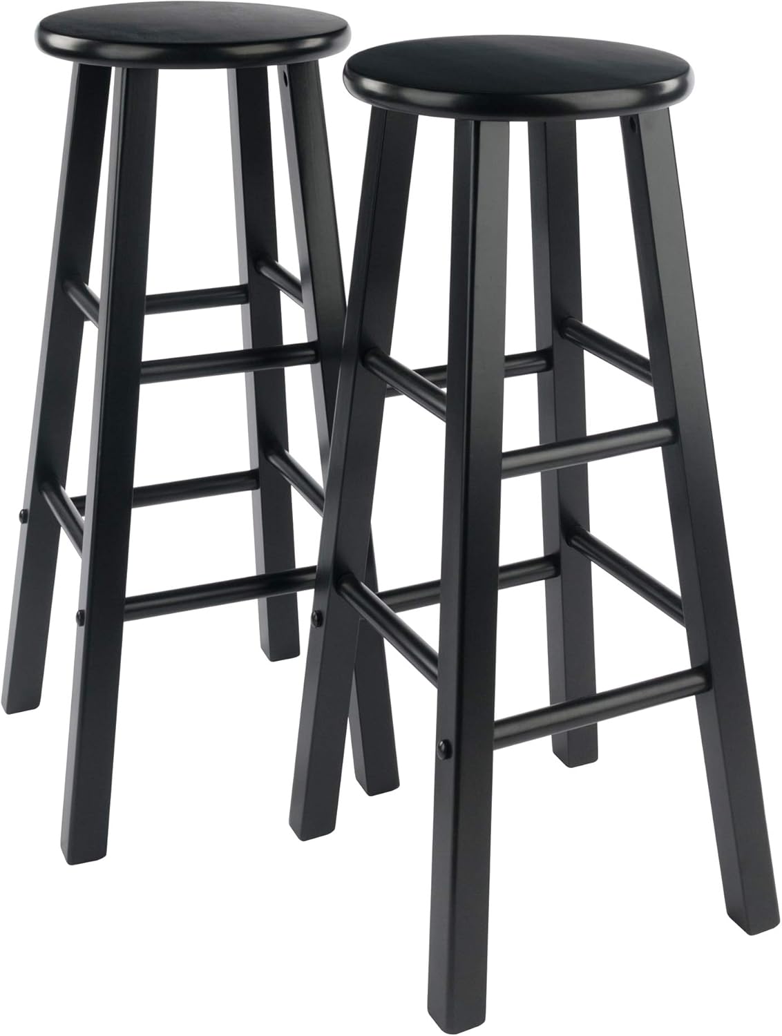 Winsome Element 2-Piece Bar Stool Set with Modern Design