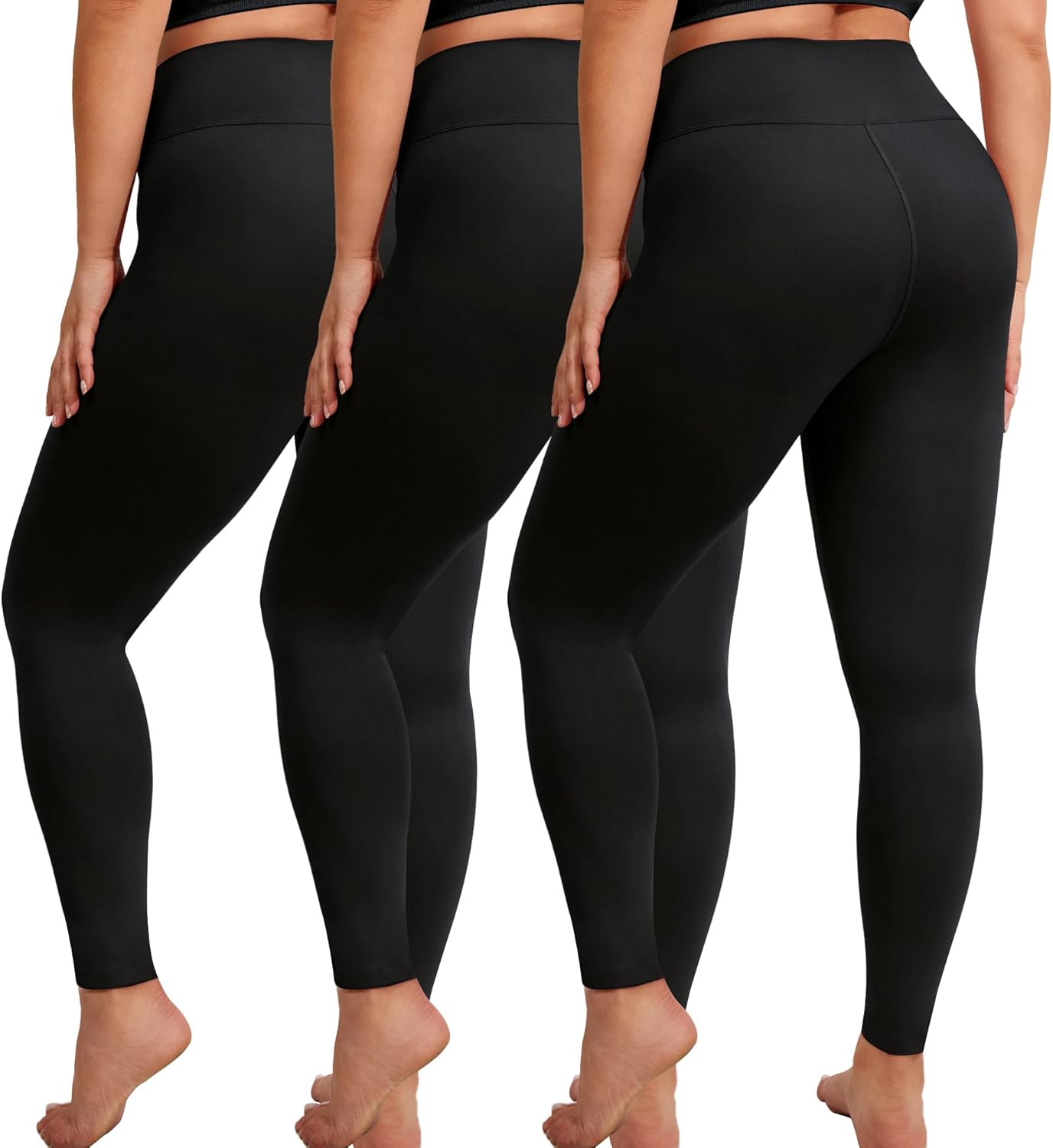 VALANDY Creamlush Plus Size Leggings for Women - Soft Stretchy Fit