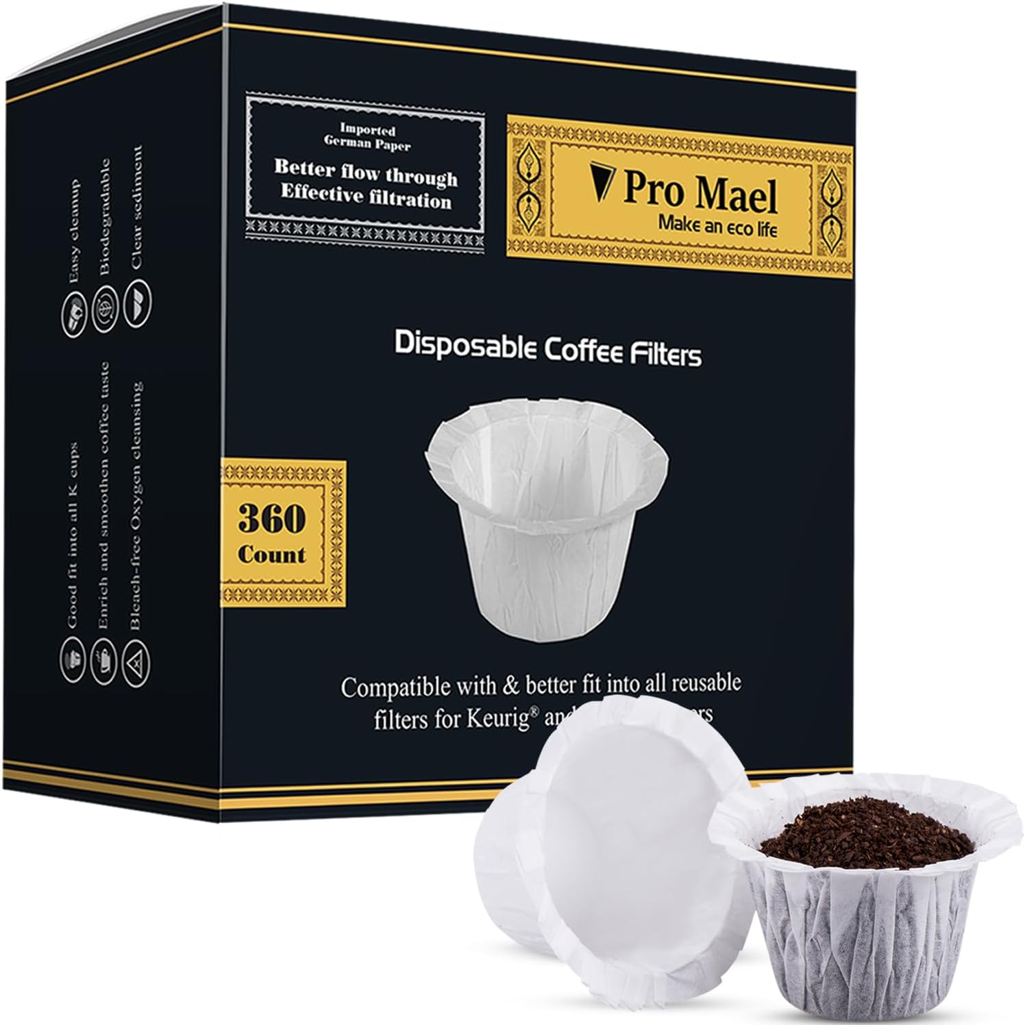 360 Disposable K Cup Filters - Brew with Ease!