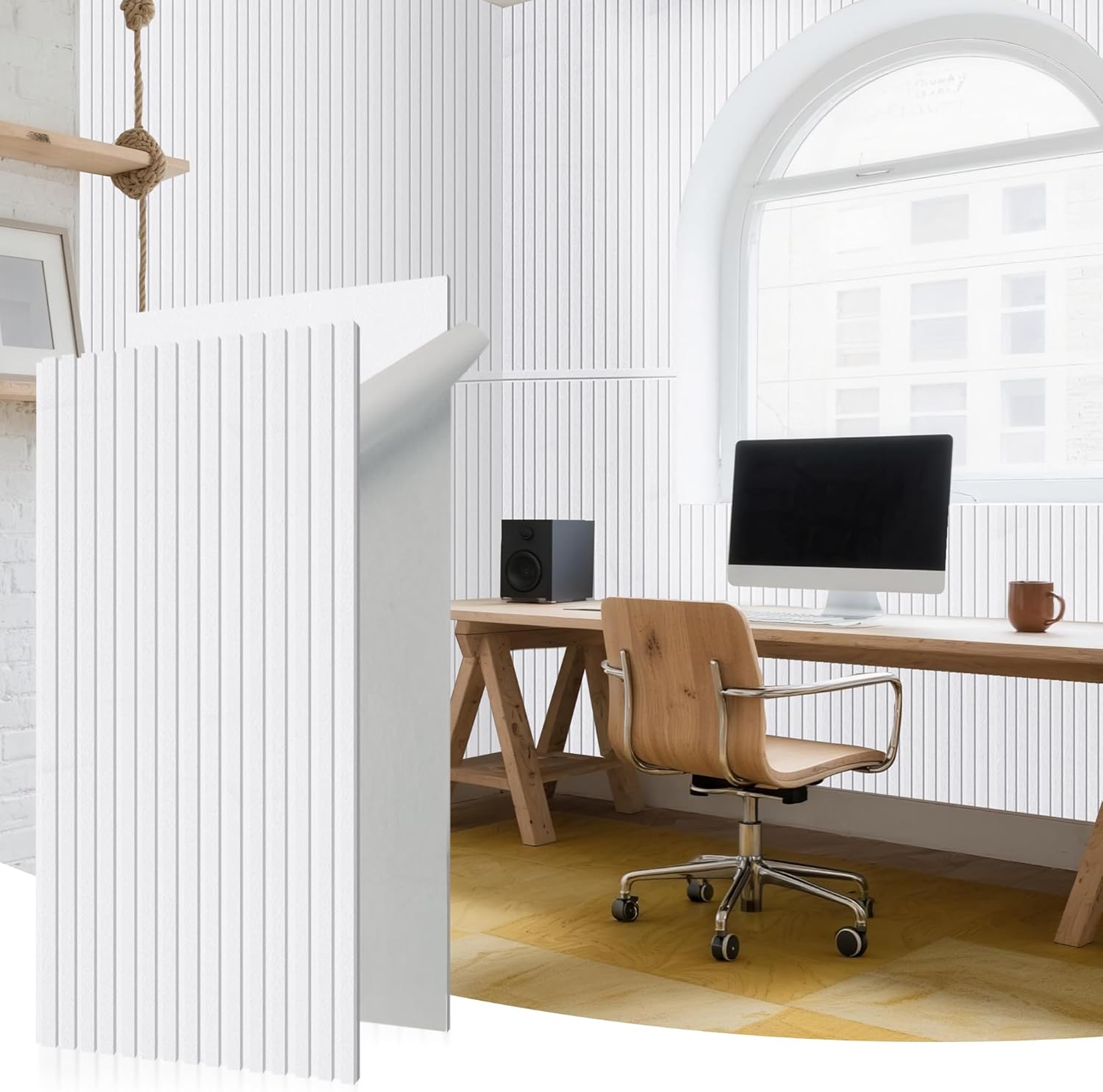 WoveN SounD Acoustic Slat Wall Panels for Sound Dampening