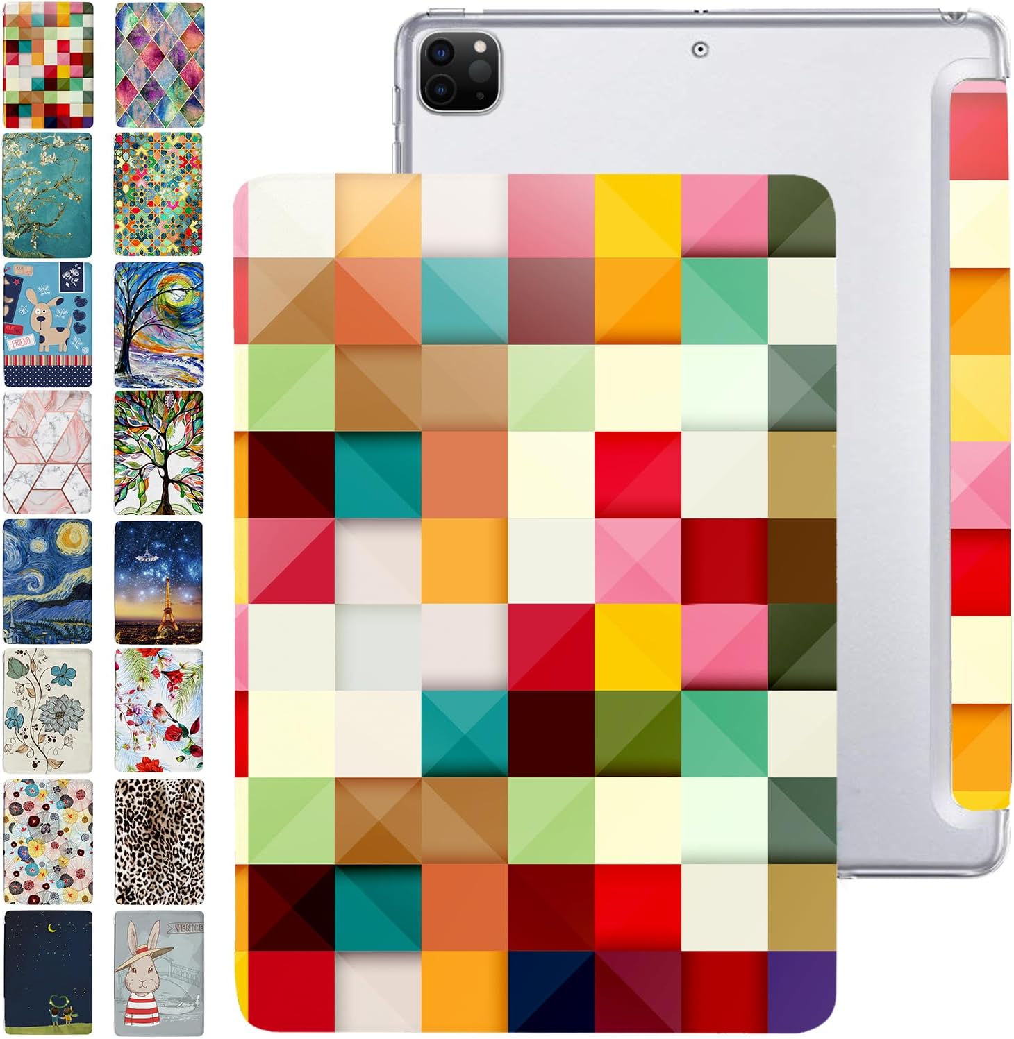 DuraSafe Cases for iPad PRO 12.9 Inch 4th Gen - Color Grid