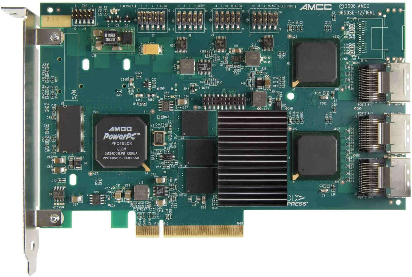 3ware 9650SE-12ML SATA II RAID Controller with 12 Ports