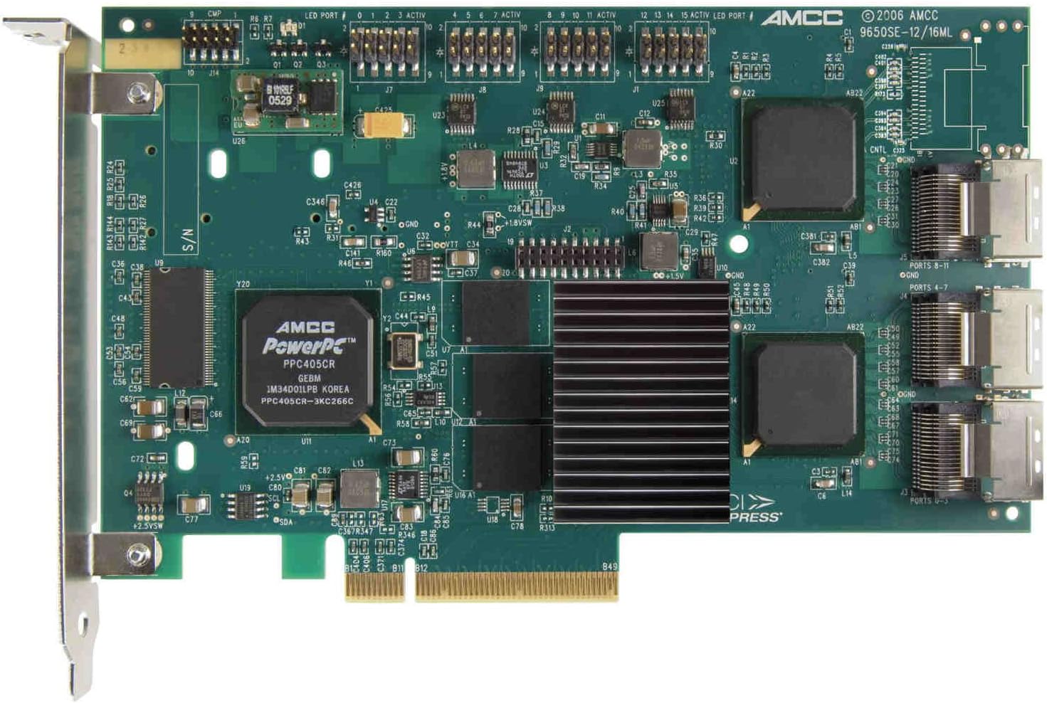3ware 9650SE-12ML SATA II RAID Controller with 12 Ports