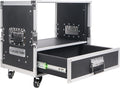 Sound Town 6U Rack Case with 2U Drawer - Compact Protection
