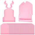 500 Pcs Disposable Plastic Bibs Bulk for Kids 11 in x 15.75 in - Bulk