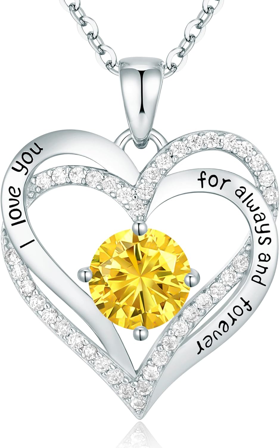 CDE Forever Love Heart Necklaces for Women - Perfect Gift Idea